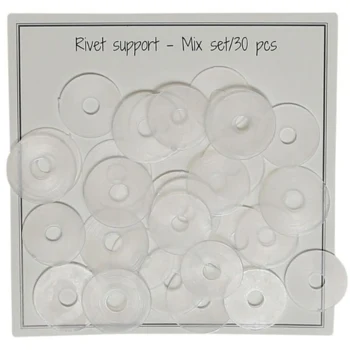 Go Handmade Nitte Bagskive Blandet 15 mm + 18 mm, 30 stk